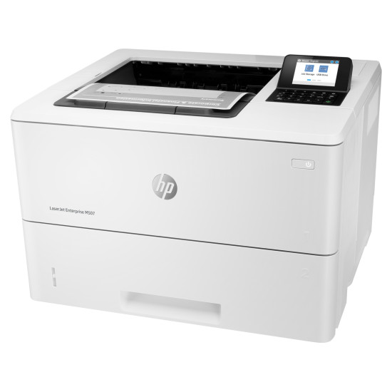 Imprimanta Second Hand Laser Monocrom HP LaserJet Enterprise M507dn, Duplex, A4, 43ppm, 1200 x 1200dpi, USB, Retea