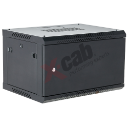 Cabinet metalic de perete 19", tip rack wallmount, 12U 600x600 mm, Xcab M Negru