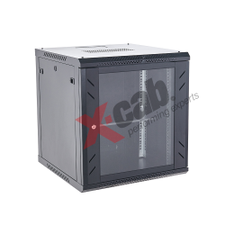 Cabinet metalic de perete 19", tip rack wallmount, 12U 600x600 mm, Xcab S Negru
