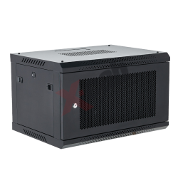 Cabinet metalic de perete 19", tip rack wallmount, 9U 600x800 mm, Xcab A3 Negru
