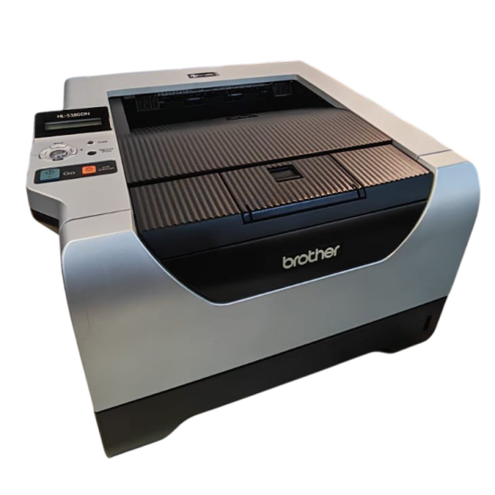 Imprimanta Second Hand Laser Monocrom BROTHER HL-5380DN A4, 30 ppm, 1200 x 1200 dpi, Duplex, Retea, USB, Toner si Unitate Drum Noi